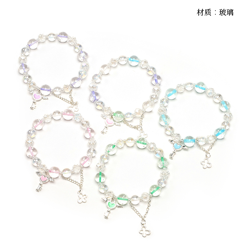 Love key tassel bracelet