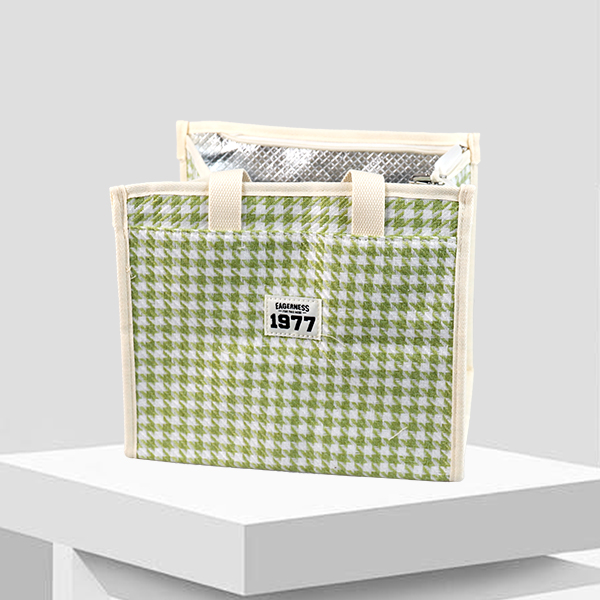1977 houndstooth tote - Image 4