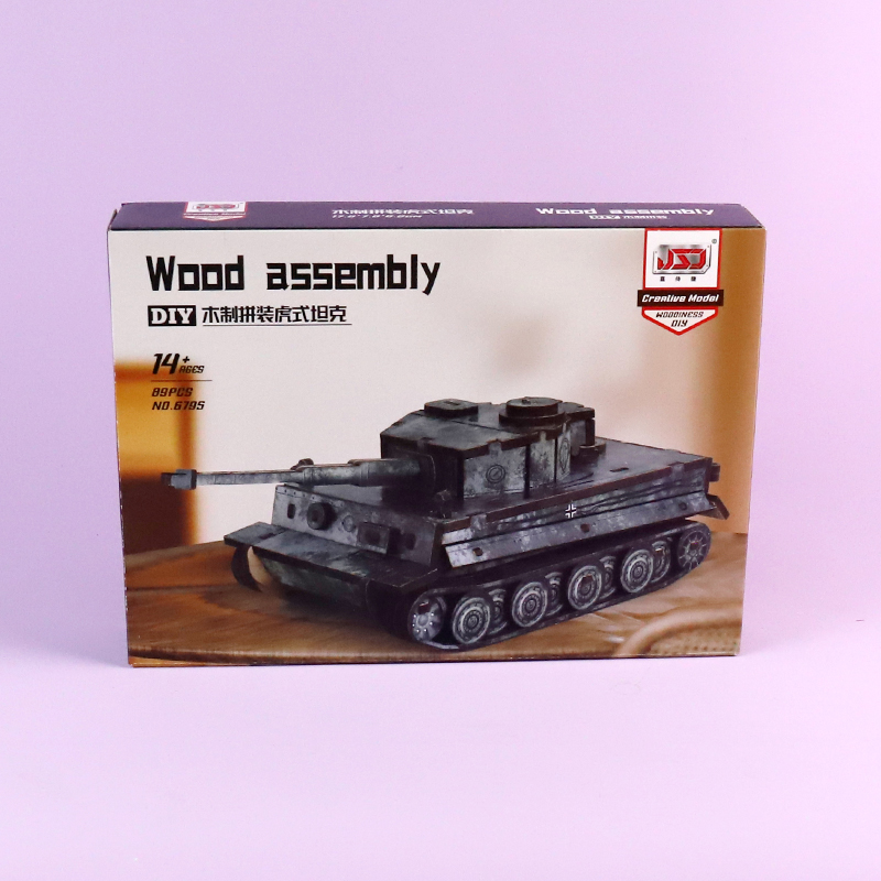 6795DIY wooden assembled tank