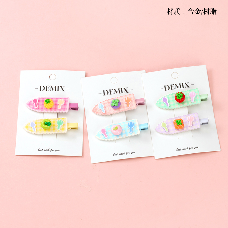 Boxed fruit accessories seamless pair duck clip