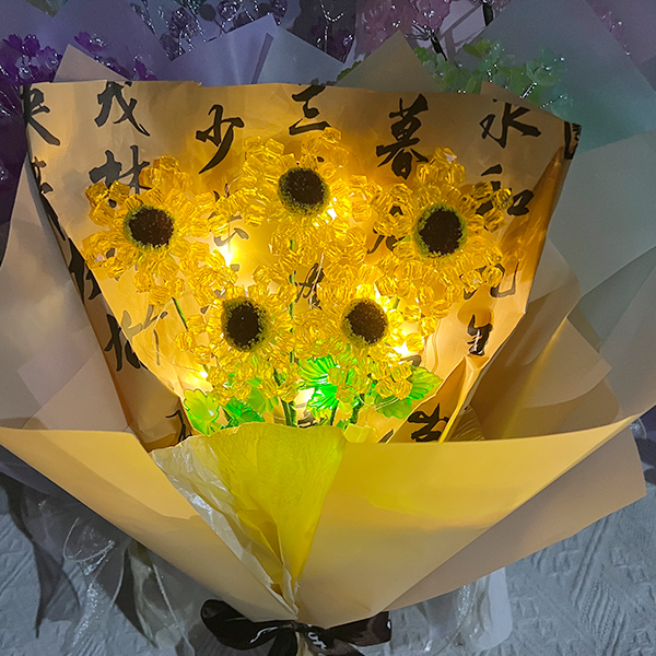 8021DIY sunny bouquet material bag - Gambar 4