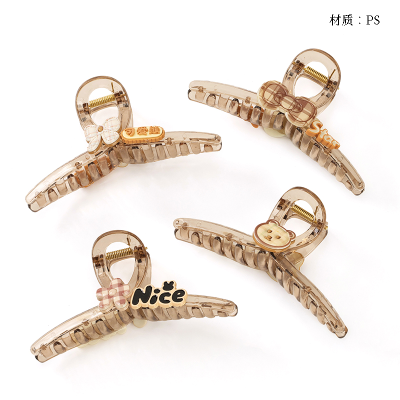 13cm double-sided bow accessories large claw