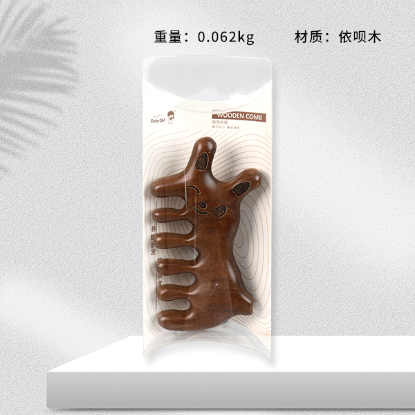 2489 cartoon rabbit bear meridian massage comb