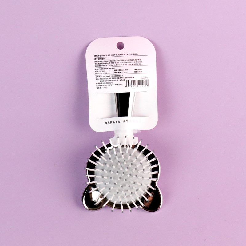 CYF3408 electroplated silver airbag massage comb