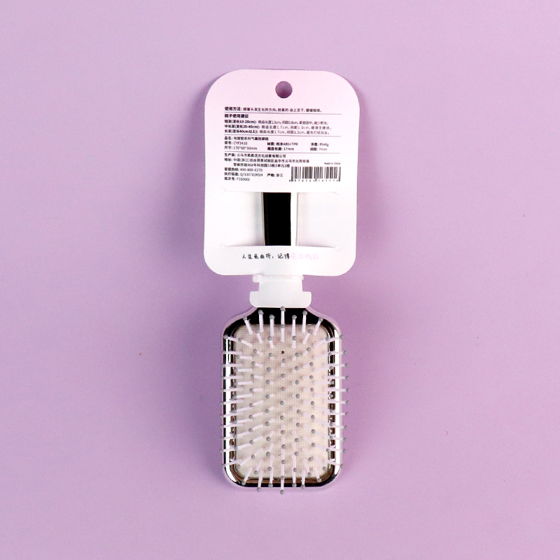 CYF3410 electroplated silver airbag massage comb