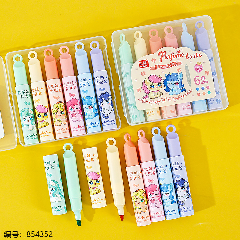 605 6-Color Scented Highlighter (6-Pack)