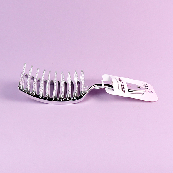 CYF3414 Electroplated Silver Wet and Dry Comb - Image 3
