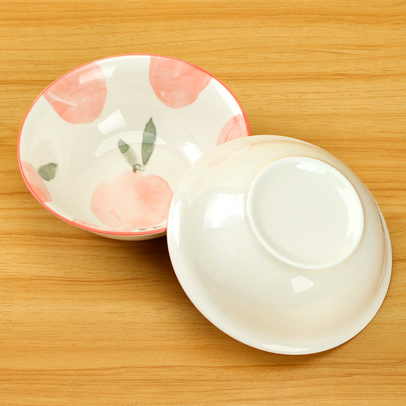 Mingxin 6-inch bucket bowl (peach)