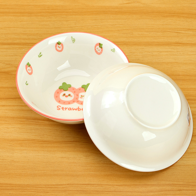 Mingxin 6-inch bucket bowl (cute strawberry)
