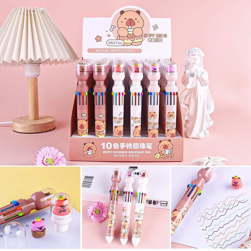 9106 kappi bala ten-color hand account ballpoint pen