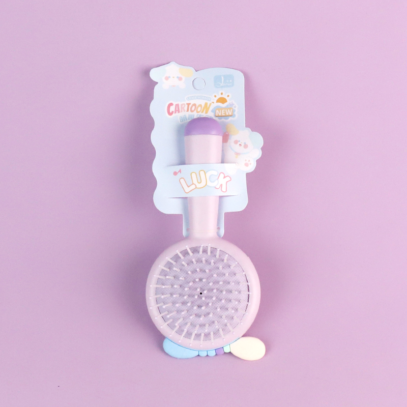 0682 cream dog cartoon round air cushion comb