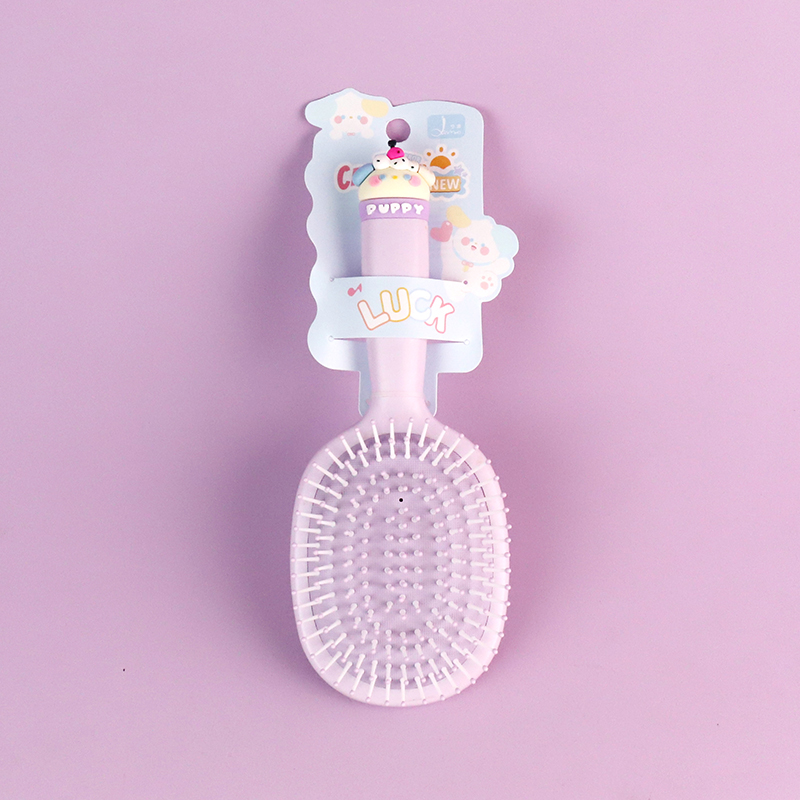 0697 Cream Dog Extra Large Massage Comb