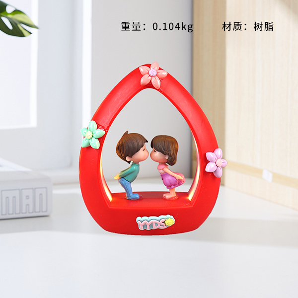 YD-289 Heart-shaped couple light ornament