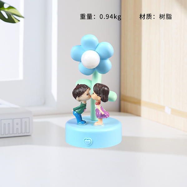 YD-282 Couple light ornament under the sunflower