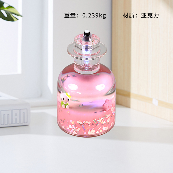 SY22 crystal bottle ornament