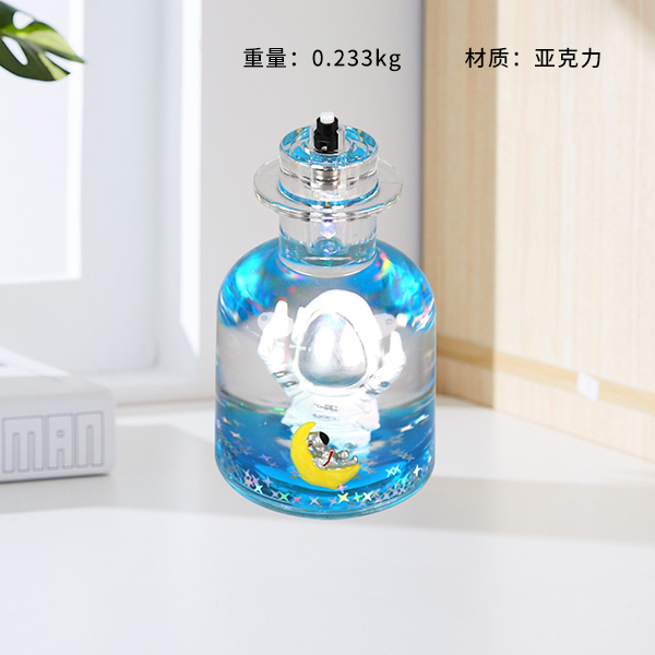 SY22 astronaut crystal bottle ornament