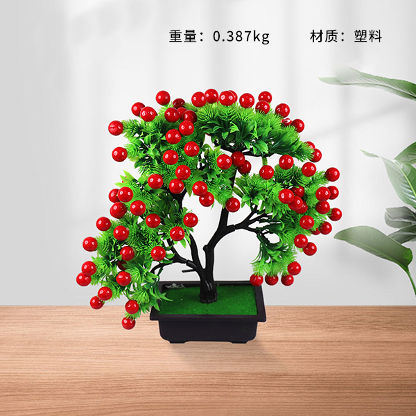 9813 cherry blossom bonsai (red)