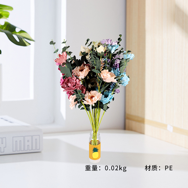 86118 autumn chrysanthemum (mixed color) plastic flowers