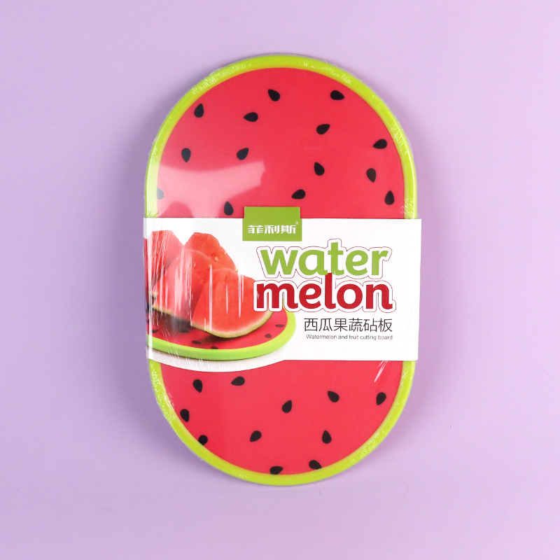 7732 oval watermelon fruit and vegetable cutting board