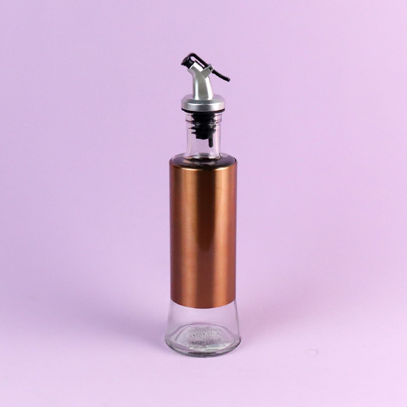 0056 like a dream to make rose gold leather oil bottle 300ML (without packaging)