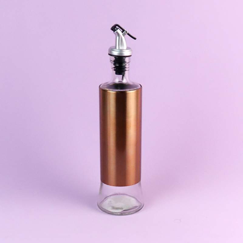 0963 like a dream to make rose gold leather oil bottle 500ML (without packaging)