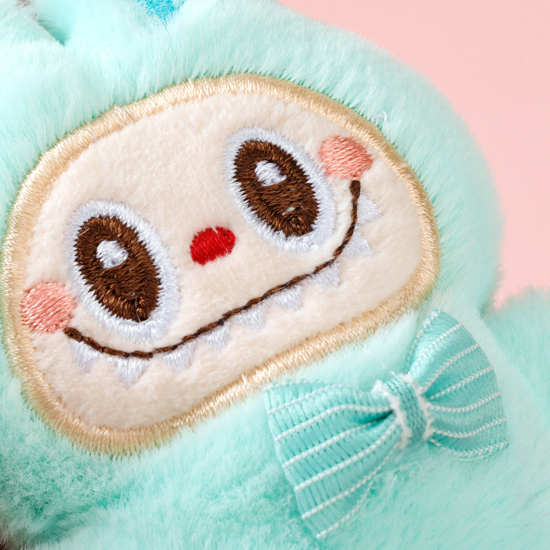 Plush bow tie cloth pendant