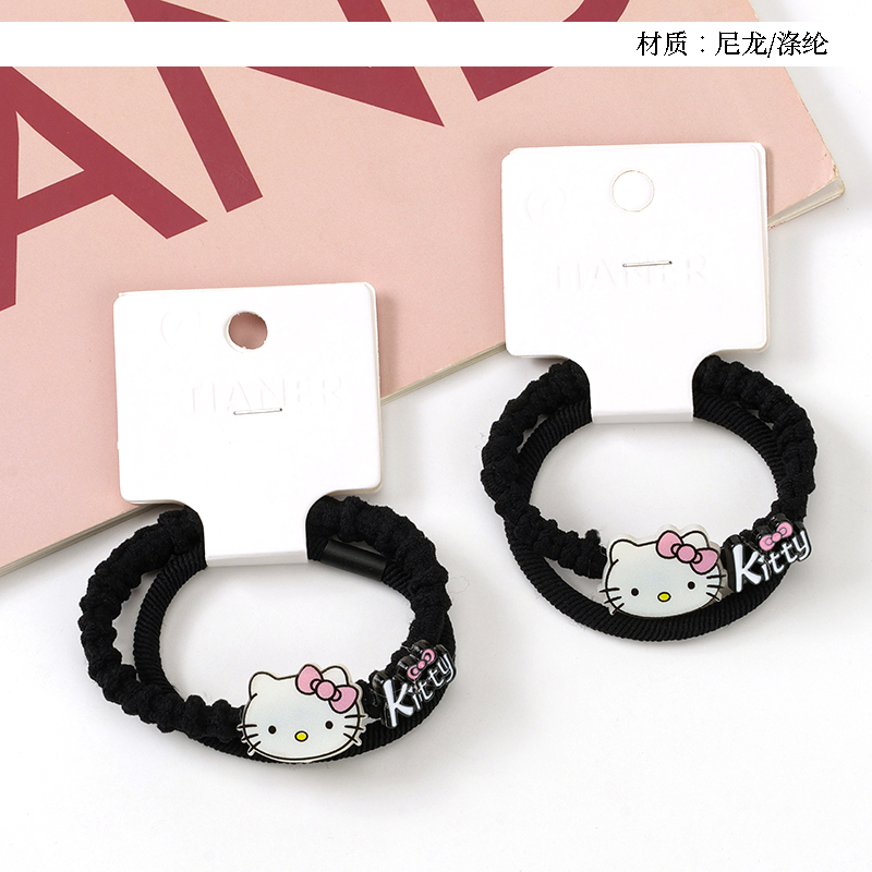 Hai chiếc dây thun bằng vải dành cho phụ kiện mèo KT