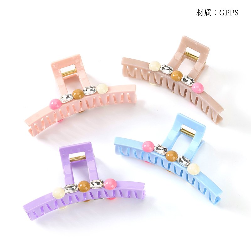 13cm color crystal beads accessories large claw