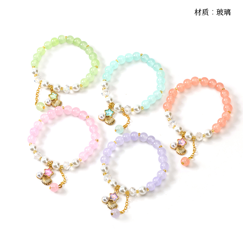 New shell pearl pendant bracelet