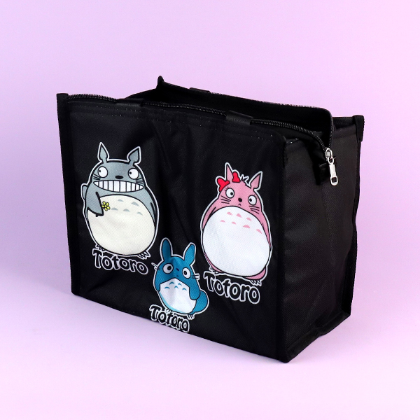 J26 cartoon face insulation handbag - Image 5