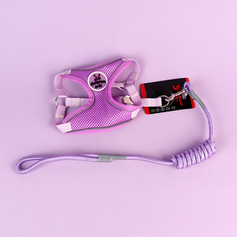 0281 reflective sandwich net bag leash