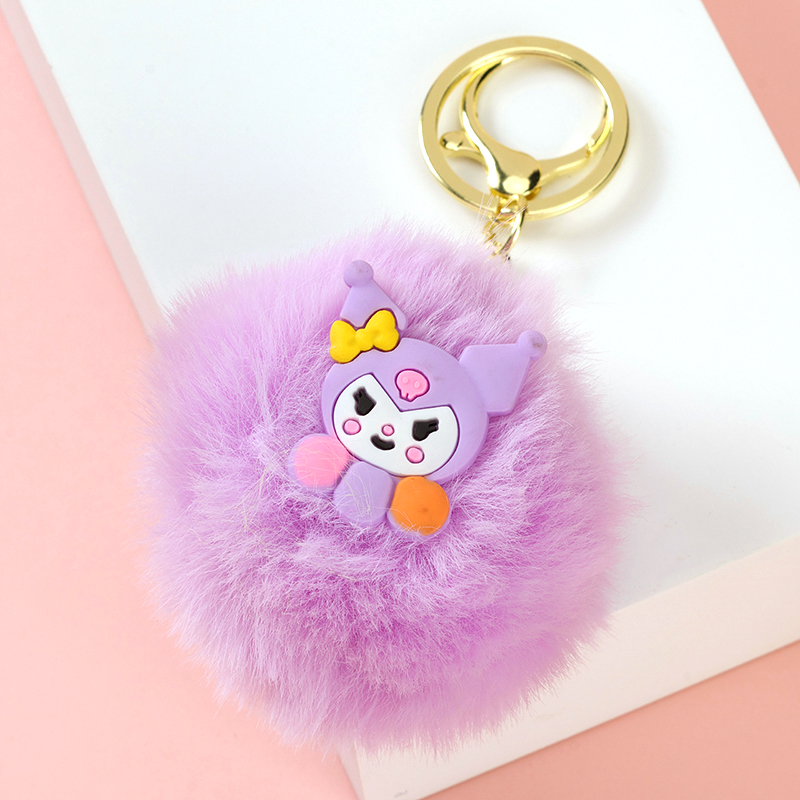 Fashion cartoon fur ball pendant