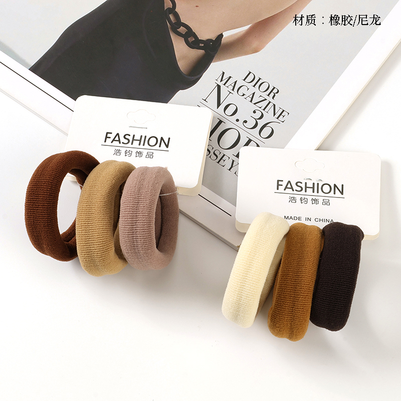 Three milk tea color elevator rubber bands