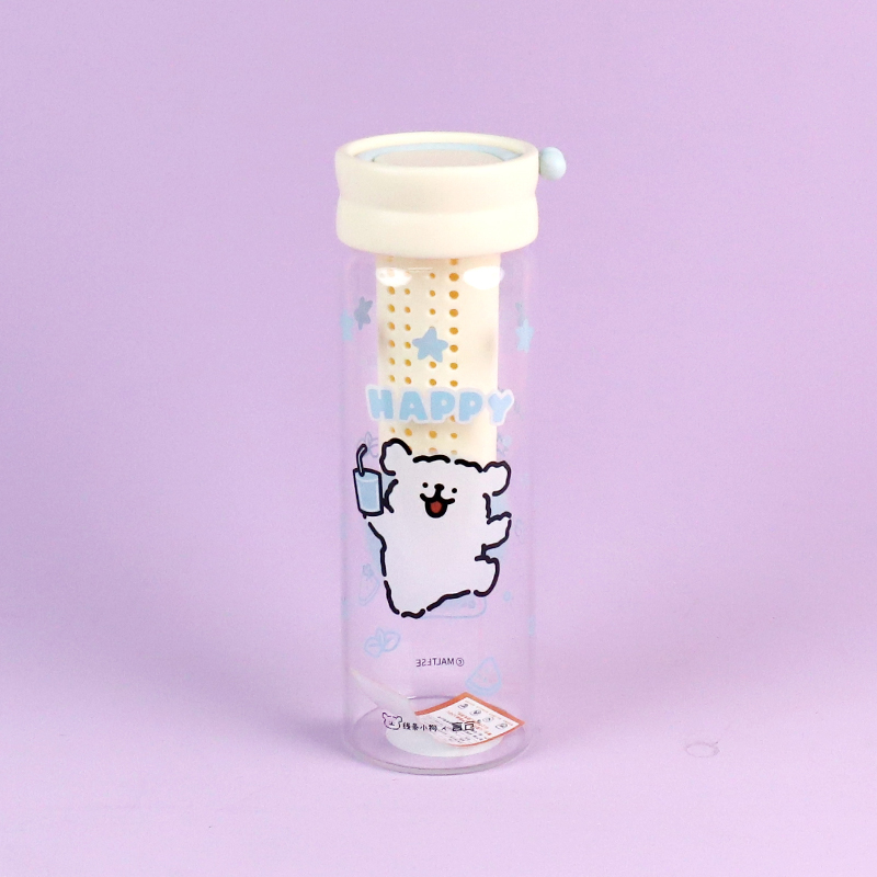 4114-D Happy Puppy Glass