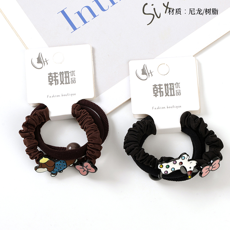 Bow tie dachshund accessories rubber band (3)