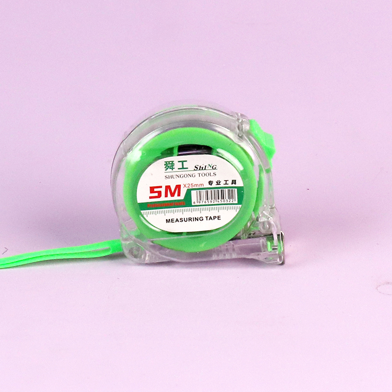 Steel tape 5M × 25MM(5128 transparent green)
