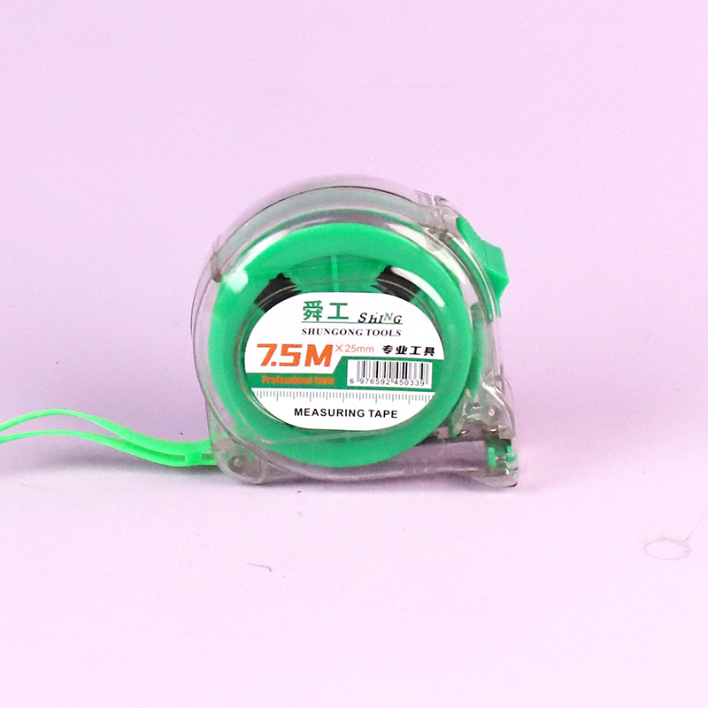 Steel tape 7.5M × 25MM(7128 transparent green)