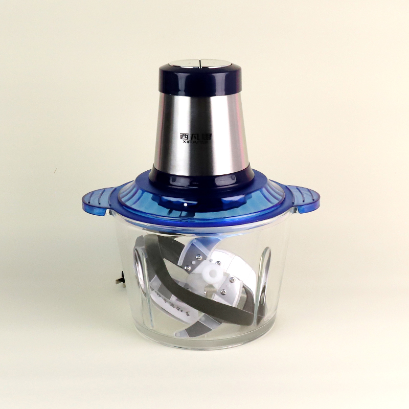 3L glass cylinder double speed meat grinder