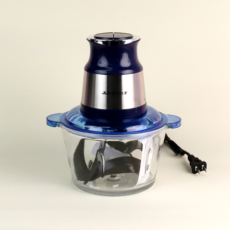 2L glass cylinder double speed meat grinder