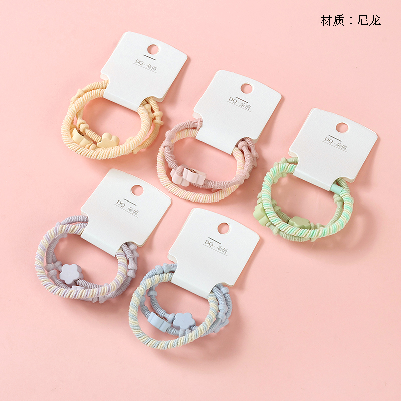 Color double color accessories rubber band (2 1)