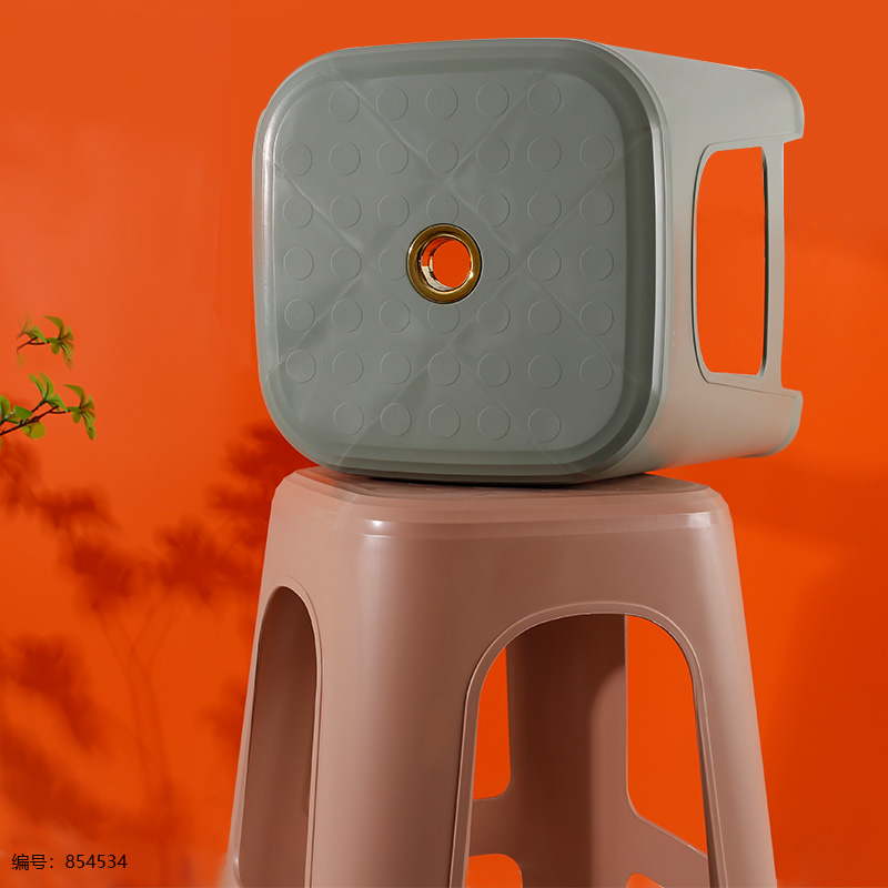 8-1 Frosted Round High Stool