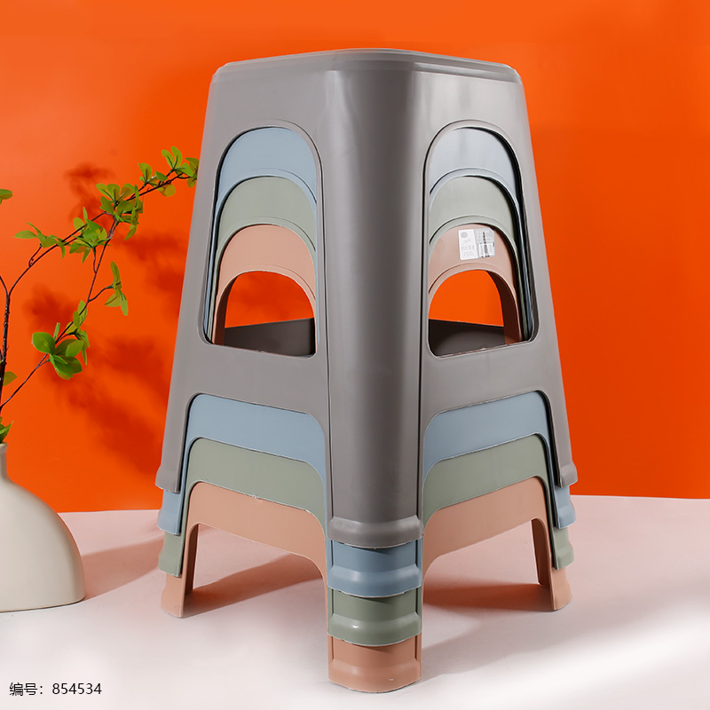 8-1 Frosted Round High Stool