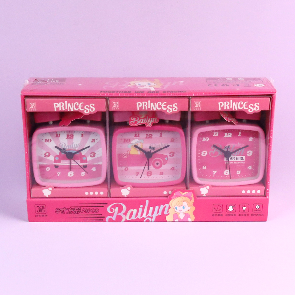 * 7145bailyn3 inch square alarm clock - Image 5