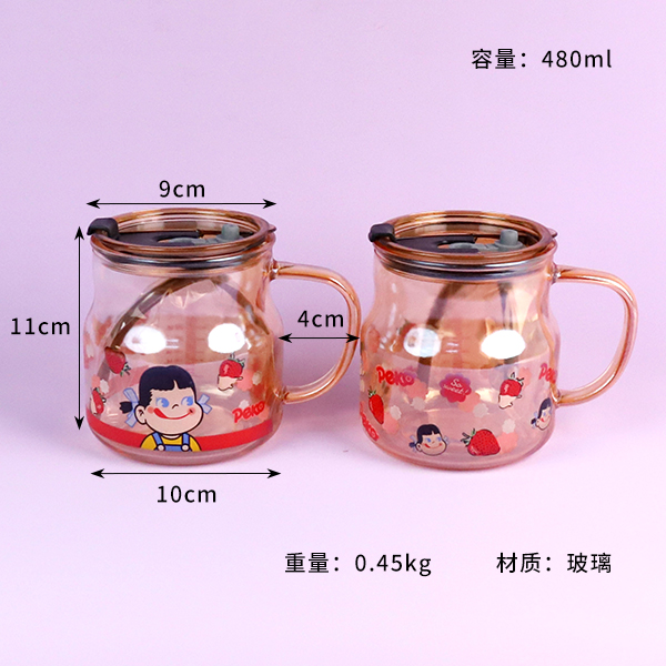 Strawberry appliqué tun tumbler