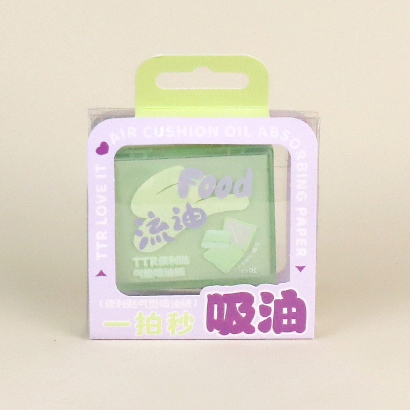 2942TTR Three Seconds Heart Post-it Oil Absorbing Paper (100)