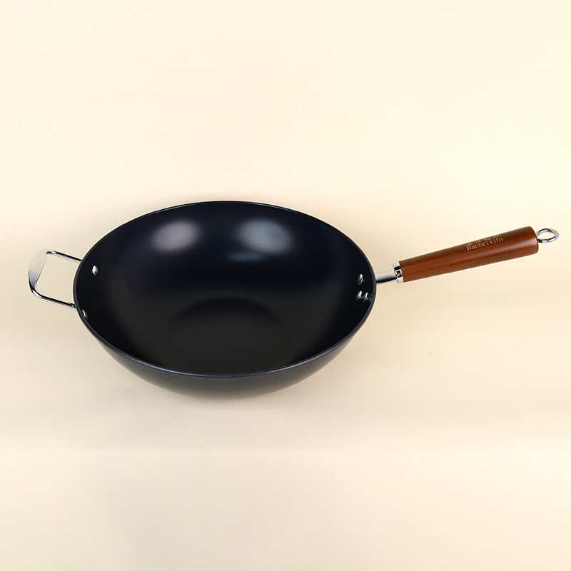 34cm elegant uncoated pan (flat bottom)