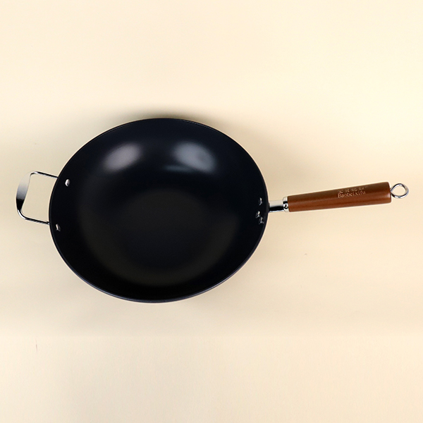 34cm elegant uncoated pan (flat bottom) - Image 3