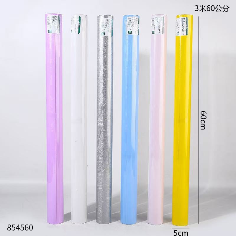 3m-60cm Solid Color Embossed Wallpaper Roll