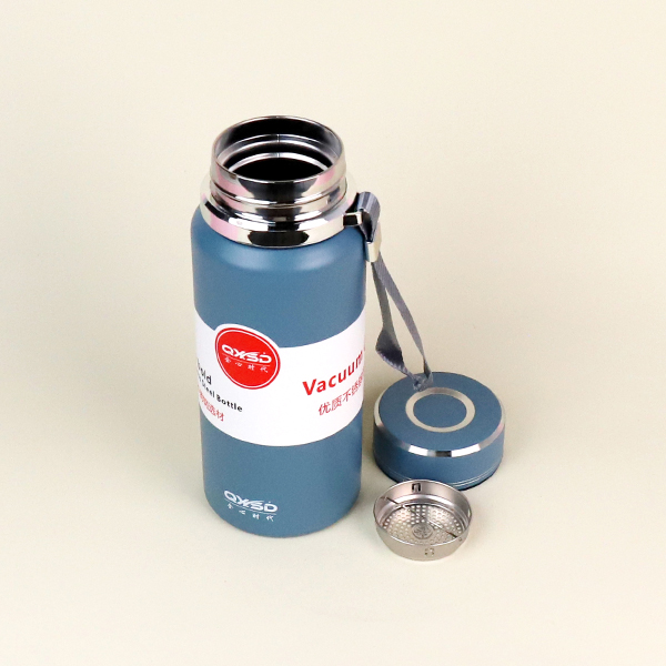 QXSD5362 spray plastic sling thermos cup (600ml) - Ảnh 3