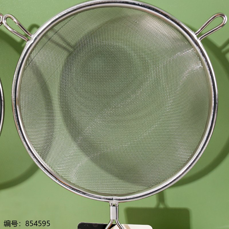 8198 Clamp Wood 16cm Mesh Strainer